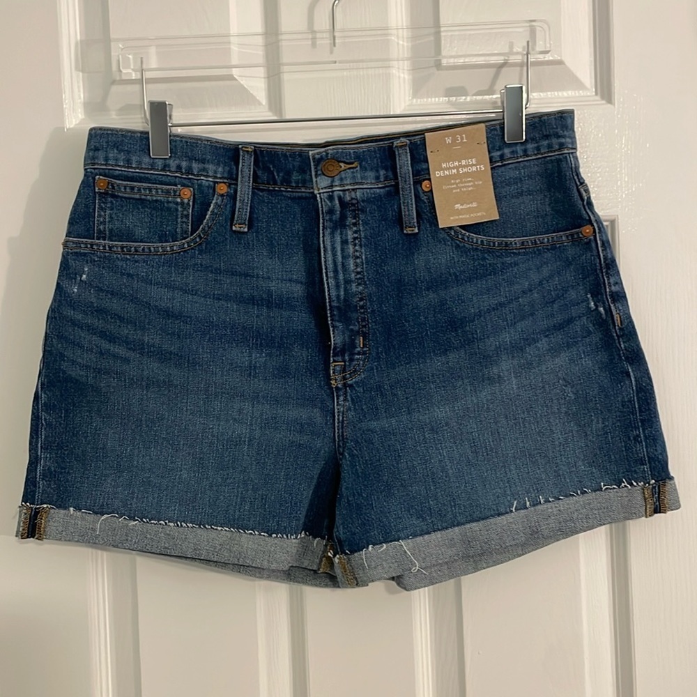Madewell High-Rise Denim Shorts